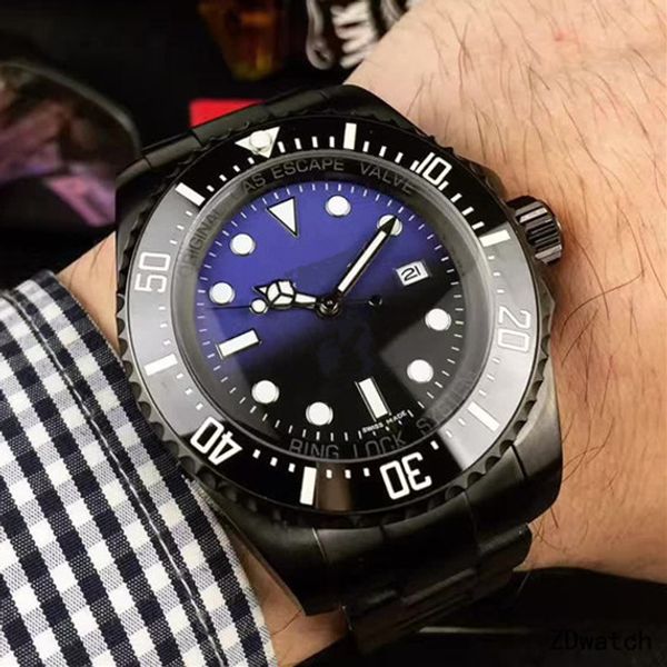 high quality Luxury Mens Watch Deep Ceramic Bezel Sapphire Cystal Stainless Steel Military Swiss blue dial black watch Automatic Mechanical
high quality Luxury Mens Watch Deep Ceramic Bezel Sapphire Cystal Stainless Steel Military Swiss blue dial black watch Automatic Mechanical