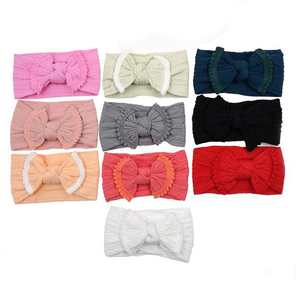 20pcs/lot knitting wide nylon headbands pompom trim bow baby head wrap turbon knot nylon headwear girls hair accessories, Slivery;white
20pcs/lot knitting wide nylon headbands pompom trim bow baby head wrap turbon knot nylon headwear girls hair accessories, Slivery;white