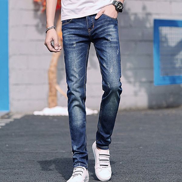 men jeans, elastic men pencil pants, slim jeans, new leisure and self-cultivation many student jeans, Blue
men jeans, elastic men pencil pants, slim jeans, new leisure and self-cultivation many student jeans, Blue