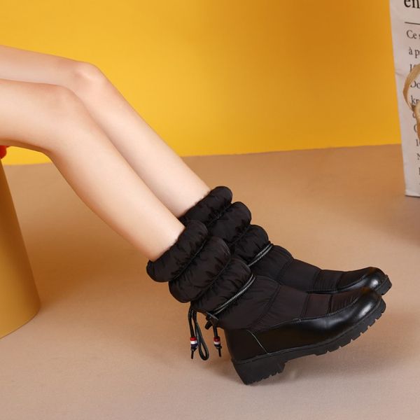big size 10 11 12 boots women shoes ankle boots for women ladies shoes woman winter fold band and pile keep warm, Black
big size 10 11 12 boots women shoes ankle boots for women ladies shoes woman winter fold band and pile keep warm, Black