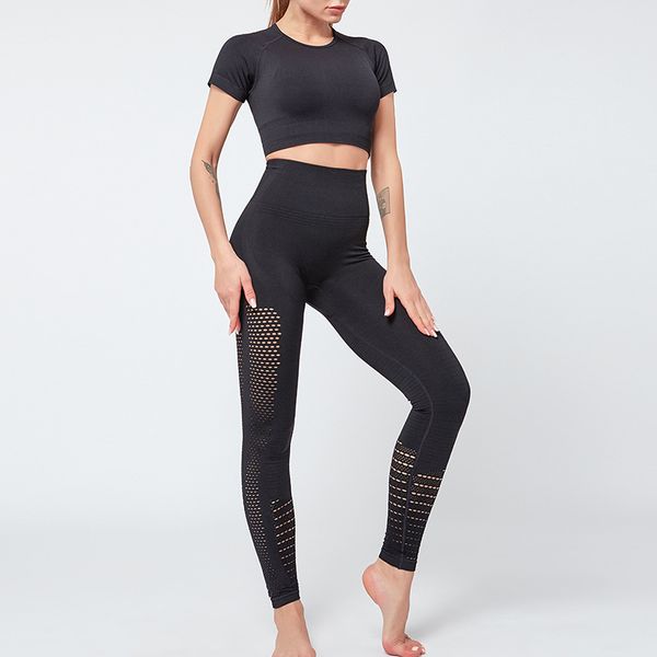 yoga outfits semaless set tracksuit workout mesh sport women short sleeve crop pants outdoor sportswear fitness suit, White;red
yoga outfits semaless set tracksuit workout mesh sport women short sleeve crop pants outdoor sportswear fitness suit, White;red