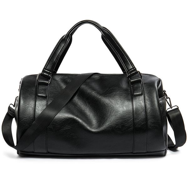 2020 new men travel duffle bag pu leather men's sport bags black shoulder gym handbag round bucket shape messenger bag tote b141
2020 new men travel duffle bag pu leather men's sport bags black shoulder gym handbag round bucket shape messenger bag tote b141