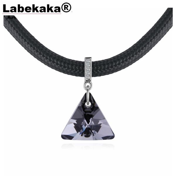chokers labekaka classic leather rope necklace embellished with crystal from fashion jewelry unique party, Golden;silver
chokers labekaka classic leather rope necklace embellished with crystal from fashion jewelry unique party, Golden;silver