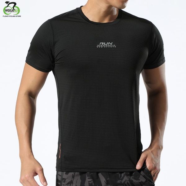 wosawe men's running t-shirts quick dry running sport fitness shirts male workout shirts tees soccer jersey men's sportswear, Black;blue
wosawe men's running t-shirts quick dry running sport fitness shirts male workout shirts tees soccer jersey men's sportswear, Black;blue