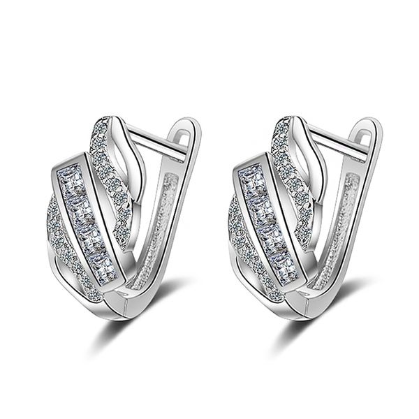 exquisite 5a zirconia crystal wedding earrings silver small hoop loop earring fashion party jewelry accessories for women bijoux, Golden
exquisite 5a zirconia crystal wedding earrings silver small hoop loop earring fashion party jewelry accessories for women bijoux, Golden