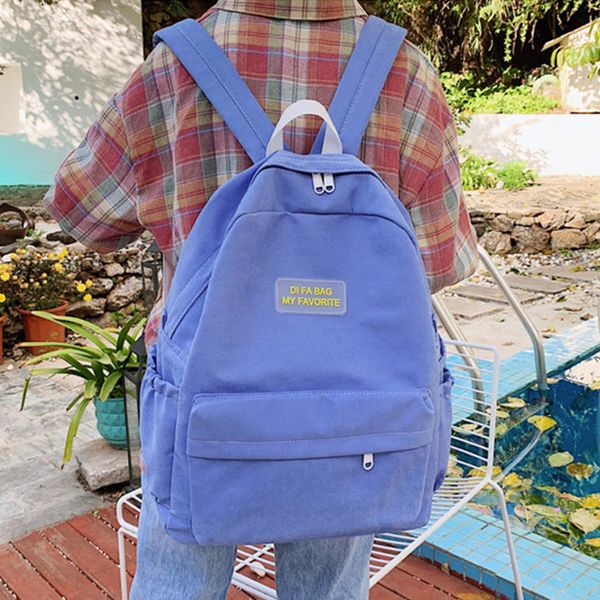 

fashion rucksack school bags for teenage girls book bag women backpack female backpacks waterproof nylon travel bagpack mochila