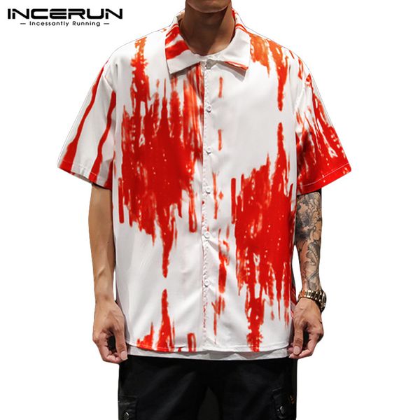 incerun fashion men hawaiian shirt short sleeve tie dye streetwear camisa 2019 vacation loose lapel casual brand shirt men s-3xl, White;black
incerun fashion men hawaiian shirt short sleeve tie dye streetwear camisa 2019 vacation loose lapel casual brand shirt men s-3xl, White;black