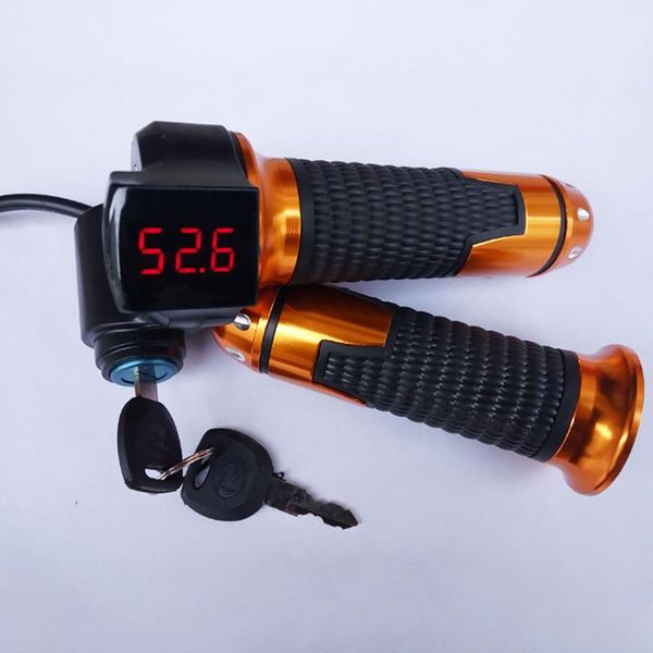 twist anti-slip lock voltage display throttle indicator digital grip motorcycle universal for lead-acid/lithium battey
twist anti-slip lock voltage display throttle indicator digital grip motorcycle universal for lead-acid/lithium battey
