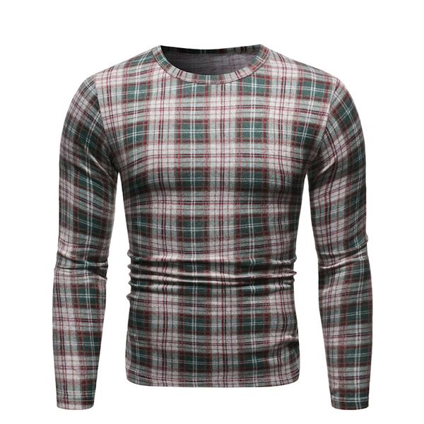 plaid t shirt men fashion new retro autumn winter mens t-shirts long sleeve o neck cotton mens slim fit comfortable tees, White;black
plaid t shirt men fashion new retro autumn winter mens t-shirts long sleeve o neck cotton mens slim fit comfortable tees, White;black