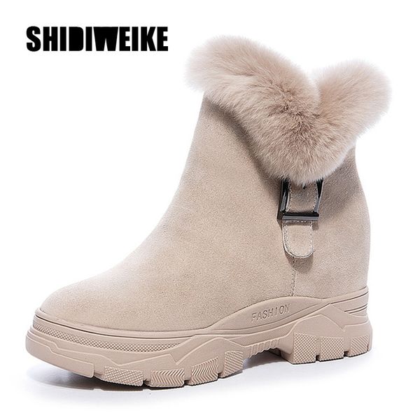 winter shoes 2019 warm fur women snow boots genuine leather ankle boots for woman hidden heel shoe women winter shoes snow boot, Black
winter shoes 2019 warm fur women snow boots genuine leather ankle boots for woman hidden heel shoe women winter shoes snow boot, Black