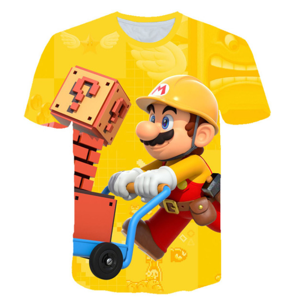 2019 cartoon super mario fashion summer 3d printed super mario children t-shirt short sleeve kids cartoon boy/girl t-shirts hip hop k1288, White;black
2019 cartoon super mario fashion summer 3d printed super mario children t-shirt short sleeve kids cartoon boy/girl t-shirts hip hop k1288, White;black