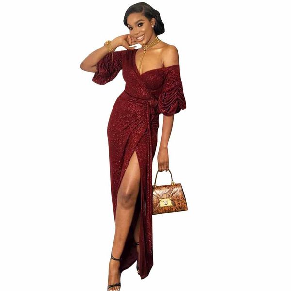 2020 european and american-style cross-border foreign trade womens sequined long evening dress party dress, White;black
2020 european and american-style cross-border foreign trade womens sequined long evening dress party dress, White;black