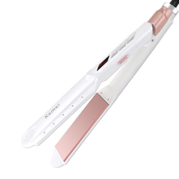 km-8852 women hair straightener 220-240v professional hair care 15s rapid heating ceramic styling tools straight hair, Black
km-8852 women hair straightener 220-240v professional hair care 15s rapid heating ceramic styling tools straight hair, Black