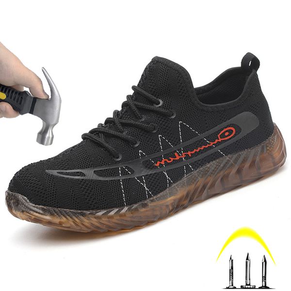 breathable labor protection shoes anti-smashing stab work safety shoes foot protection work indestructible men's boots, Black
breathable labor protection shoes anti-smashing stab work safety shoes foot protection work indestructible men's boots, Black