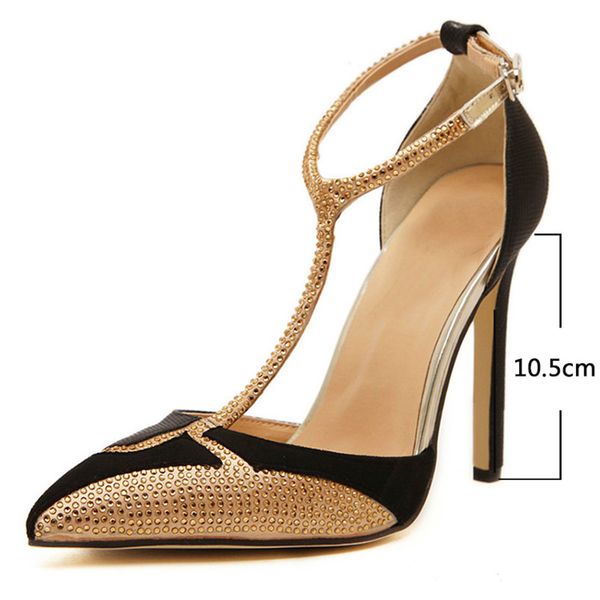 new women high heels ankle t-strap shoes shallow-mouth pointed-head rhinestone sandals dress party mixed colors female stilettos, Black
new women high heels ankle t-strap shoes shallow-mouth pointed-head rhinestone sandals dress party mixed colors female stilettos, Black