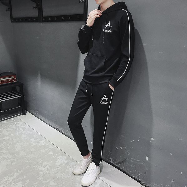 мужской дизайнер повседневный костюм осенний тренд свитер с капюшоном брюки красивый двухсекционный спортивная одежда молодежь, White;black
мужской дизайнер повседневный костюм осенний тренд свитер с капюшоном брюки красивый двухсекционный спортивная одежда молодежь, White;black
