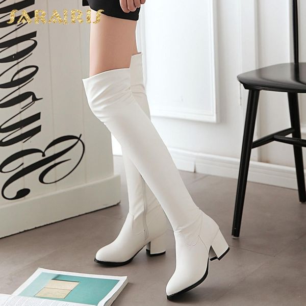 sarairis brand new large size 34-43 add fur warm winter boots woman shoes chunky heels knee high boots female shoes woman, Black
sarairis brand new large size 34-43 add fur warm winter boots woman shoes chunky heels knee high boots female shoes woman, Black