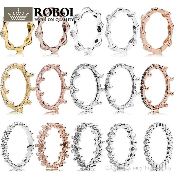 original 925 sterling silver diy popular brand ring gold silver rose crown ring with original engraving wholesale
original 925 sterling silver diy popular brand ring gold silver rose crown ring with original engraving wholesale