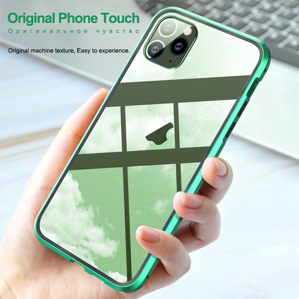 360 metal magnetic phone case for iphone 11 pro max case for iphone xr x xs max 6 6s 7 8 plus double side tempered glass cover
360 metal magnetic phone case for iphone 11 pro max case for iphone xr x xs max 6 6s 7 8 plus double side tempered glass cover