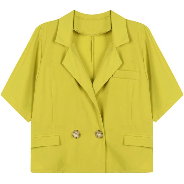 fashion suit jacket female short section 2020 summer blazers women new korean loose casual suits jackets b366, White;black
fashion suit jacket female short section 2020 summer blazers women new korean loose casual suits jackets b366, White;black