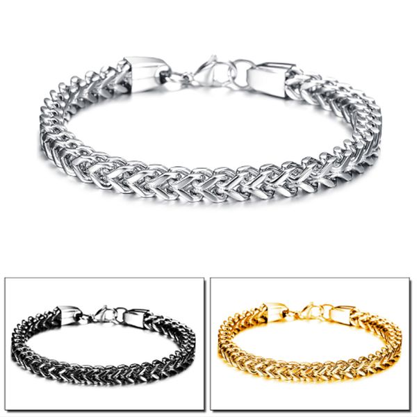 cool stainless steel men charm cuff chain bracelet black / steel / gold wristband bangle bracelets costume jewelry men accessories gift
cool stainless steel men charm cuff chain bracelet black / steel / gold wristband bangle bracelets costume jewelry men accessories gift