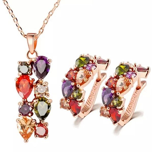fashion jewelry set elegant rhinestone pendant necklace hoop earrings jewelry sets for women pendant necklace/earrings/rings, Silver
fashion jewelry set elegant rhinestone pendant necklace hoop earrings jewelry sets for women pendant necklace/earrings/rings, Silver