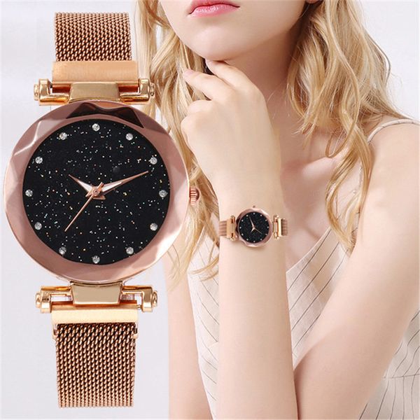 2019 starry sky watch women's luxury magnetic magnet buckle quartz wristwatch geometric surface female diamond watches t190619, Slivery;brown
2019 starry sky watch women's luxury magnetic magnet buckle quartz wristwatch geometric surface female diamond watches t190619, Slivery;brown