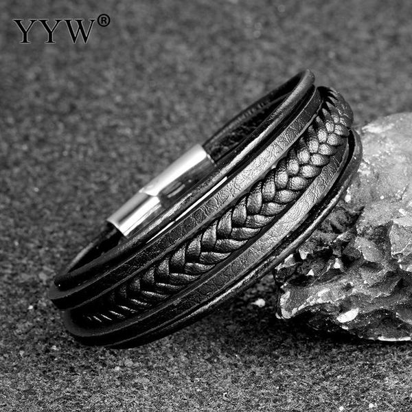 fashion-braided multilayer leather bracelet bangles for men erkek bileklik 2018 pulseira masculina jewelry pulseras mujer moda, Golden;silver
fashion-braided multilayer leather bracelet bangles for men erkek bileklik 2018 pulseira masculina jewelry pulseras mujer moda, Golden;silver