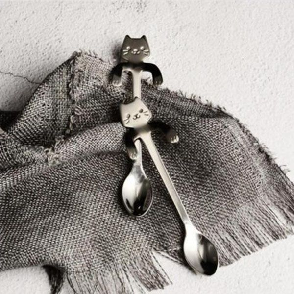 нержавеющая сталь cat пить кофе ложка посуда кухонные принадлежности висячие чашки серебра
нержавеющая сталь cat пить кофе ложка посуда кухонные принадлежности висячие чашки серебра