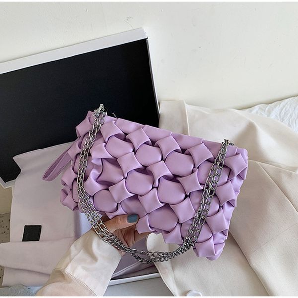 chain bag woven pleated crossbody bags for women summer designer lady travel fashion messenger handbags flap 2020 new 
chain bag woven pleated crossbody bags for women summer designer lady travel fashion messenger handbags flap 2020 new