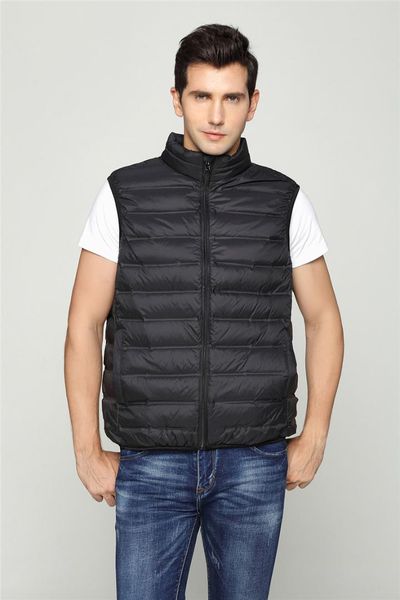 mens down vest ultra light down vest men v-neck sleeveless spring autumn waistcoat winter without collar warm liner, Black
mens down vest ultra light down vest men v-neck sleeveless spring autumn waistcoat winter without collar warm liner, Black