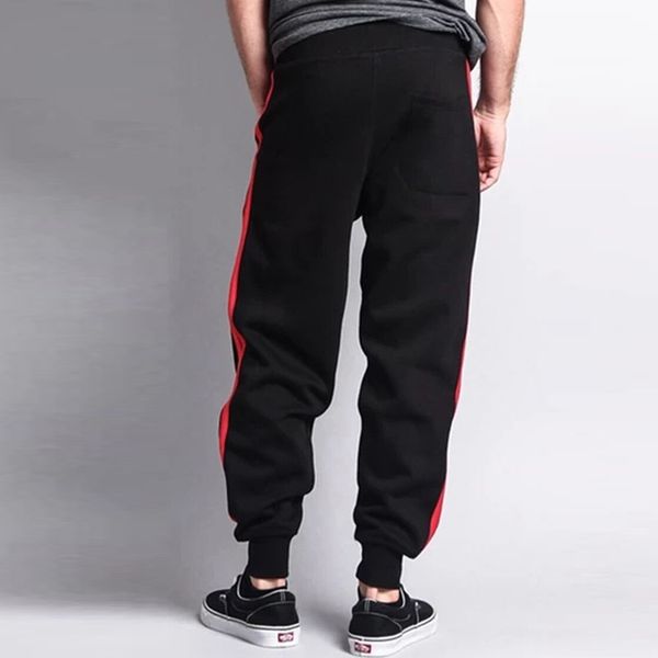 chrleisure men sweatpants spring drawstring soprt joggers men casual pants solid color striped loose breathable pants, Black
chrleisure men sweatpants spring drawstring soprt joggers men casual pants solid color striped loose breathable pants, Black