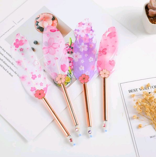 gel pens flower feather pendant pen signature escolar papelaria school office supply promotional gift
gel pens flower feather pendant pen signature escolar papelaria school office supply promotional gift