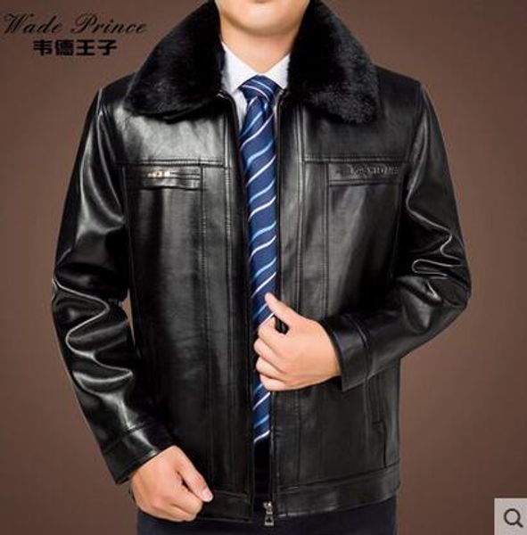 men's leather & faux motorcycle fur collar jacket men plus velvet thickening winter jackets jaqueta de couro masculino size black
men's leather & faux motorcycle fur collar jacket men plus velvet thickening winter jackets jaqueta de couro masculino size black