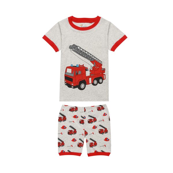 Summer Boys Short Sleeve Pajamas Kids Cotton Fire Truck Printing pijamas boys pajamas sets Fire Truck Ladder Printing Pajamas
Summer Boys Short Sleeve Pajamas Kids Cotton Fire Truck Printing pijamas boys pajamas sets Fire Truck Ladder Printing Pajamas