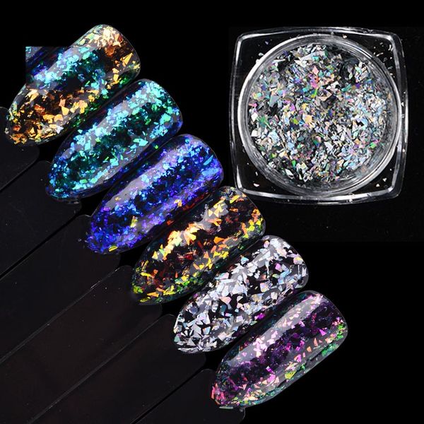 0.5g irregular flakies powder nail glitter dust shiny nail paillette art glitter sequins manicure gel polish decor sh01-06, Silver;gold
0.5g irregular flakies powder nail glitter dust shiny nail paillette art glitter sequins manicure gel polish decor sh01-06, Silver;gold