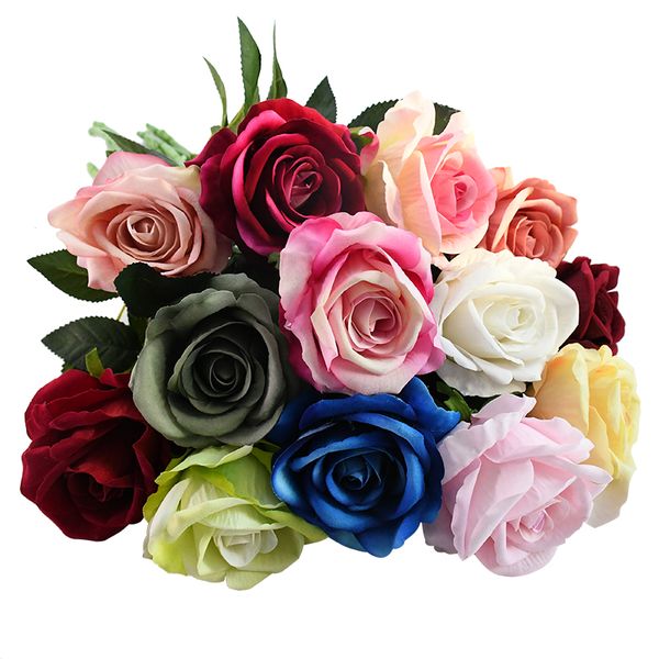 5pcs artificial bride bouquet silk rose holding flowers for home wedding christmas party decoration fake flowers
5pcs artificial bride bouquet silk rose holding flowers for home wedding christmas party decoration fake flowers