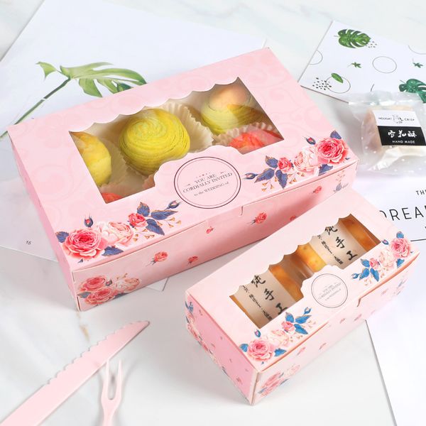 10pcs 2/4/6 pack mini mooncake paper gift box transparent window candy cookies cake box wedding favor gift bag party decor
10pcs 2/4/6 pack mini mooncake paper gift box transparent window candy cookies cake box wedding favor gift bag party decor