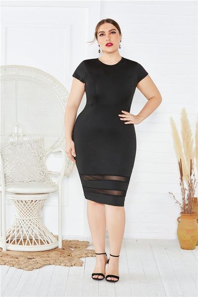 one step dresses females solid color casual dress womens plus size pencil dress summer designer penelled crew neck, Black;gray
one step dresses females solid color casual dress womens plus size pencil dress summer designer penelled crew neck, Black;gray