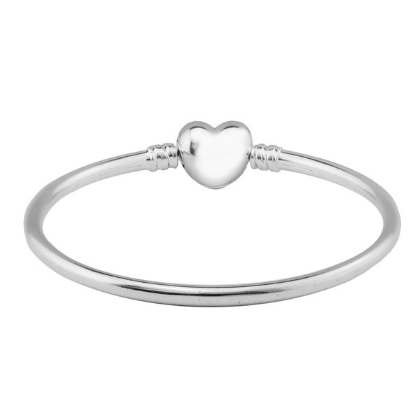 heart clasp bangle bracelet authentic 925 silver bracelets for diy woman fashion bracelets for jewelry making, Black
heart clasp bangle bracelet authentic 925 silver bracelets for diy woman fashion bracelets for jewelry making, Black