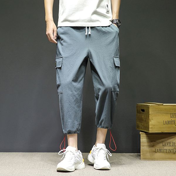 2020 new men cargo pants men street harem pants fitness runners trousers comfortable ankle length sweatpants casual joggers, Black
2020 new men cargo pants men street harem pants fitness runners trousers comfortable ankle length sweatpants casual joggers, Black