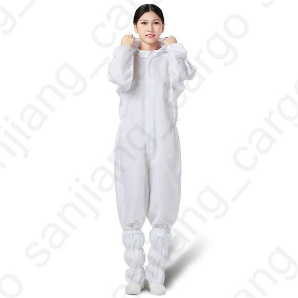 white blue one piece protective clothing hooded dust-workshop clean clothes reusable antistatic romper overall s-3xl women men d31602
white blue one piece protective clothing hooded dust-workshop clean clothes reusable antistatic romper overall s-3xl women men d31602