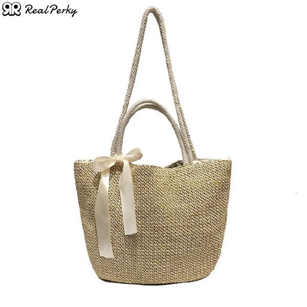 realperky women drawstring solid color shoulder tote female handmade woven straw bag ladies summer large handbag beach bag
realperky women drawstring solid color shoulder tote female handmade woven straw bag ladies summer large handbag beach bag