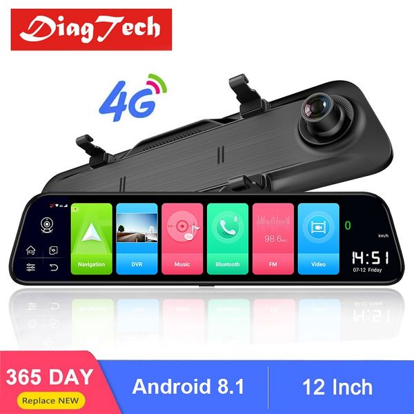 12 inch android 8.1 4g car rearview mirror gps wifi car dvr mirror auto recorder video rear view dash camera
12 inch android 8.1 4g car rearview mirror gps wifi car dvr mirror auto recorder video rear view dash camera