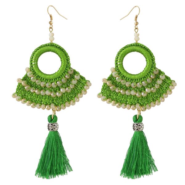 vintage style big size fan shape fringe earings for women boho statement long tassel bead dangle earrings india jewelry, Silver
vintage style big size fan shape fringe earings for women boho statement long tassel bead dangle earrings india jewelry, Silver