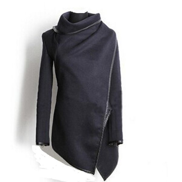 wholesale- 2016 women irregular long cashmere overcoats trench woolen coat female warm wool long sleeve overcoat 4 colors, Black;brown
wholesale- 2016 women irregular long cashmere overcoats trench woolen coat female warm wool long sleeve overcoat 4 colors, Black;brown