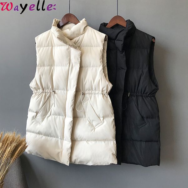 warm cotton vest women winter vest women sleeveless jacket winter female slim women's windproof warm waistcoats, Black;white
warm cotton vest women winter vest women sleeveless jacket winter female slim women's windproof warm waistcoats, Black;white