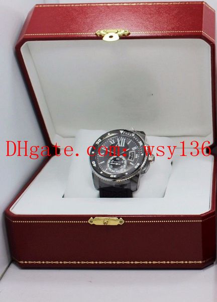 calibre de wsca0006 black dlc automatic machinery mens watch rubber band diver men's wrist watches, Slivery;brown
calibre de wsca0006 black dlc automatic machinery mens watch rubber band diver men's wrist watches, Slivery;brown