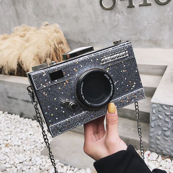 personality bag women messenger bags sequins camera casual pu leather clutch chain handbag crossbody shoulder bags bolsas
personality bag women messenger bags sequins camera casual pu leather clutch chain handbag crossbody shoulder bags bolsas