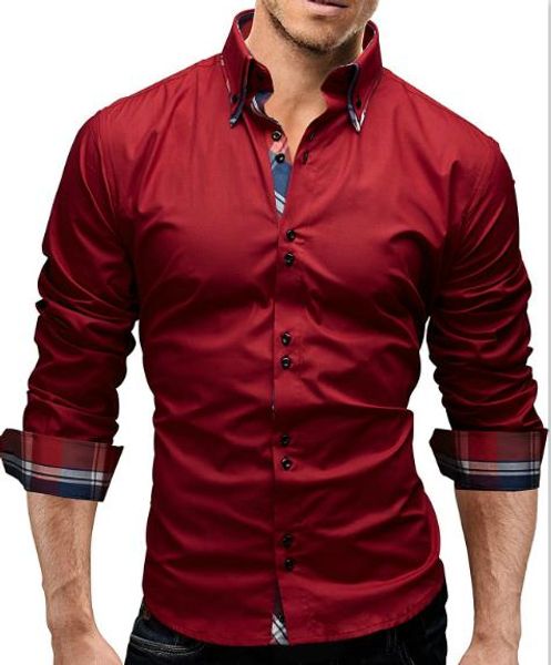 men designer panelled shirts fashion solid color luxury shirts casual slim fit long sleeve shirts men clothing, White;black
men designer panelled shirts fashion solid color luxury shirts casual slim fit long sleeve shirts men clothing, White;black
